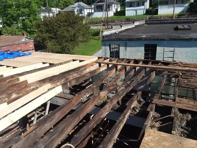 Pergola restoration in Bluefield, VA